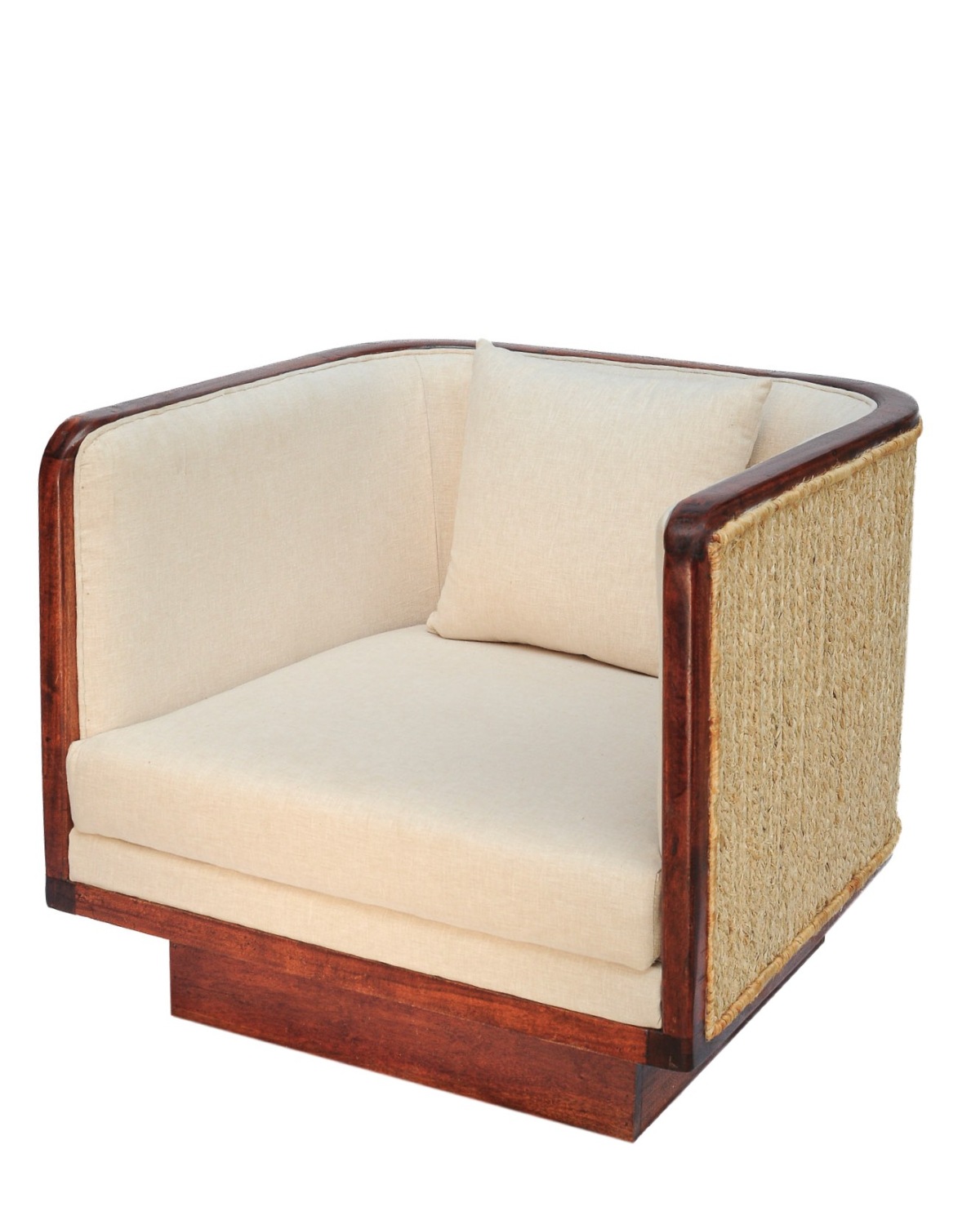 Rear view — banana fibre wrap