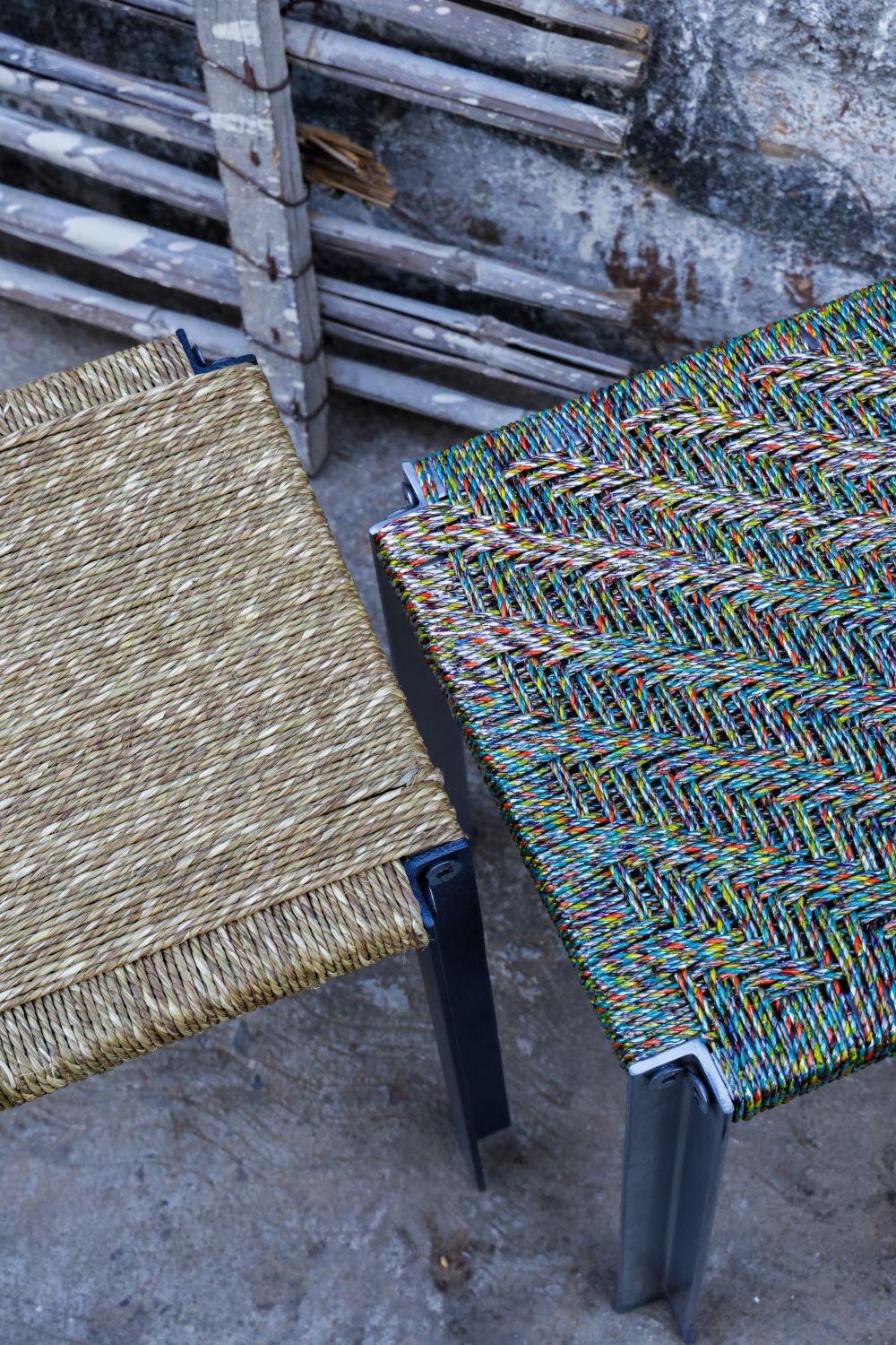 Chowki weave detail