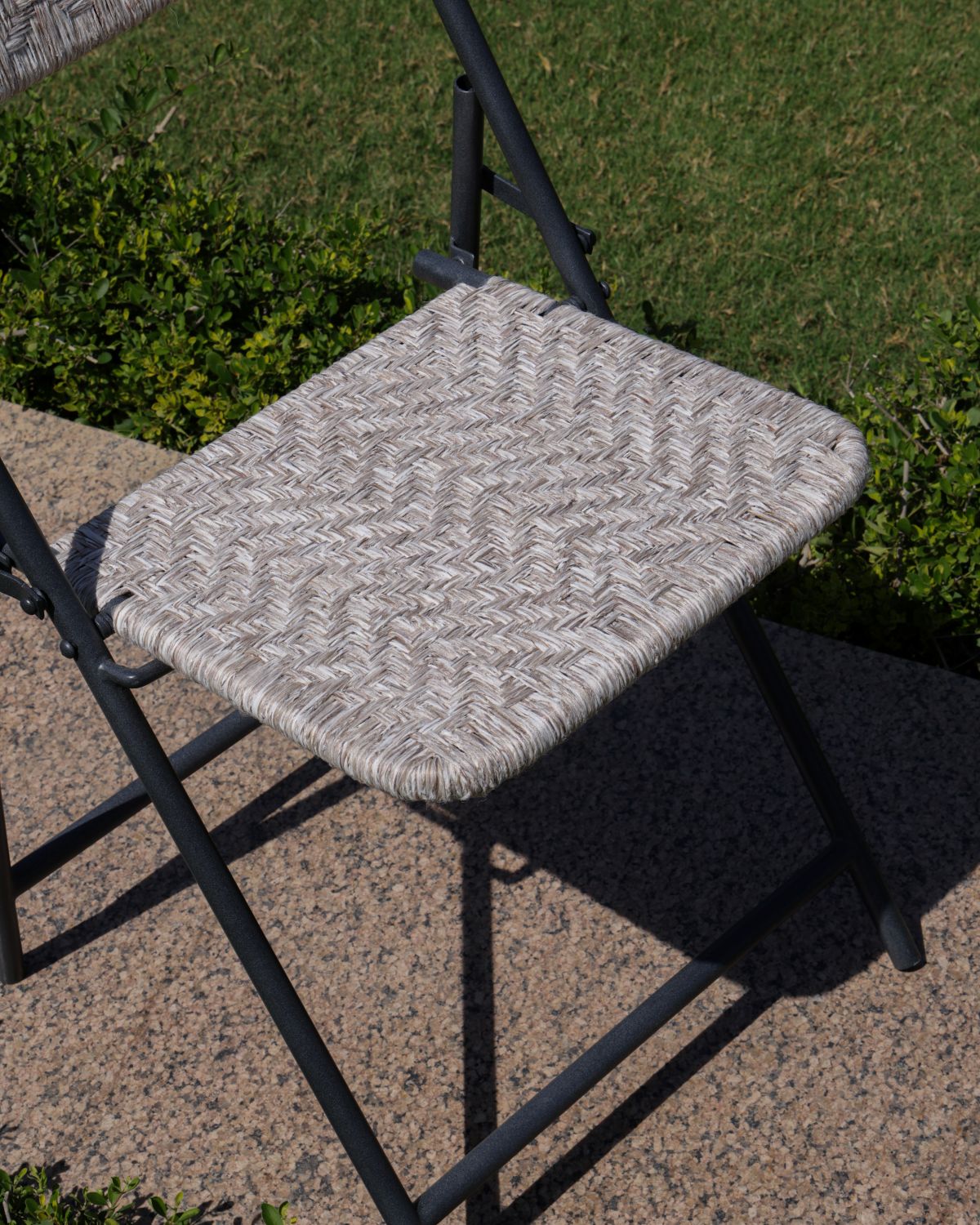 Herringbone weave detail