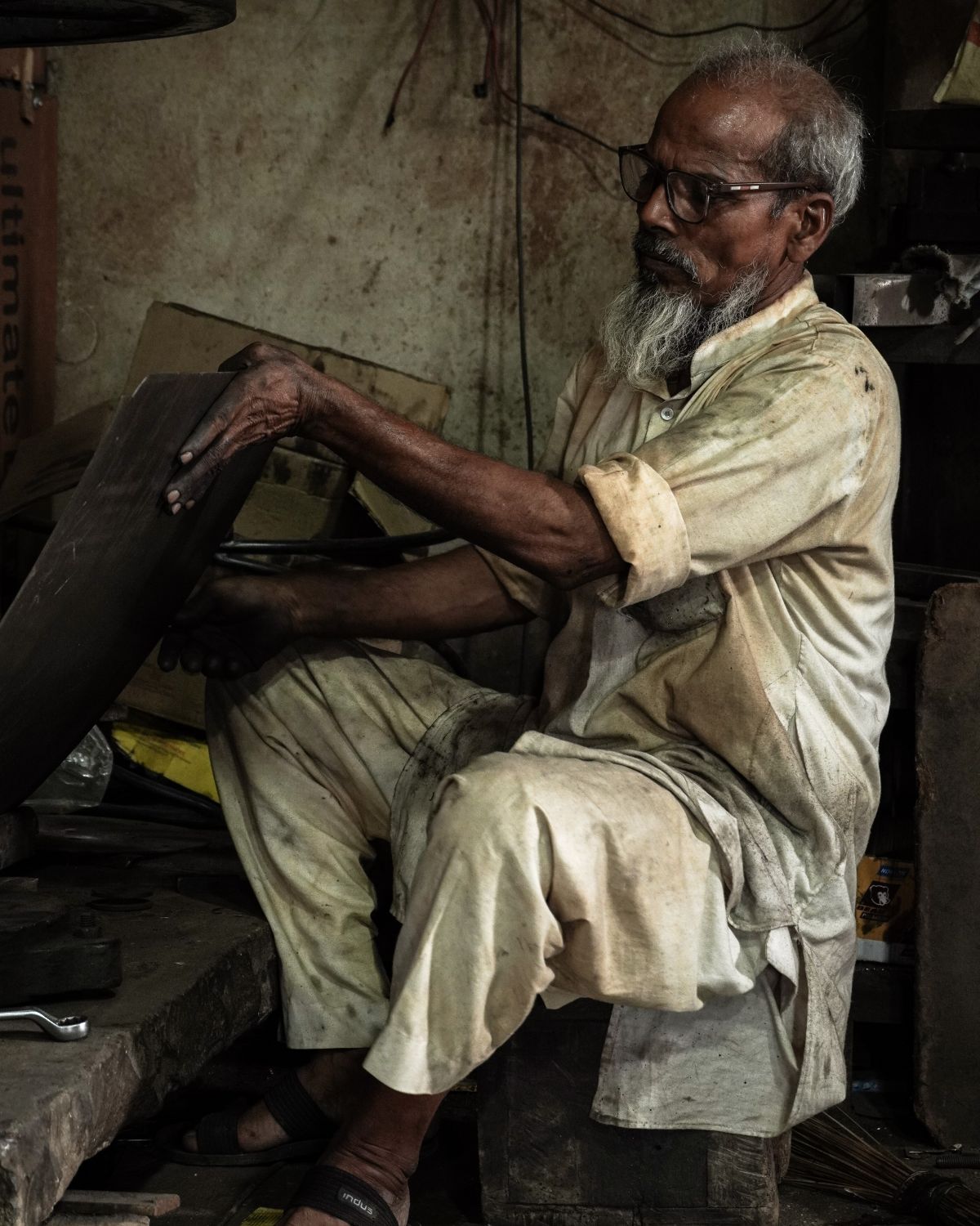 Taufeeq, a metal worker in Bagru